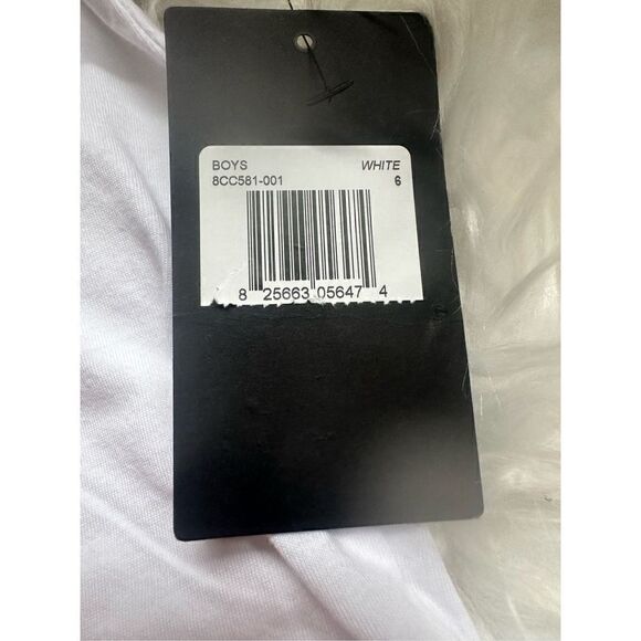 CONVERSE Kids Youth Chuck Taylor All Star White T Shirt 5-6 yr - Picture 5 of 5